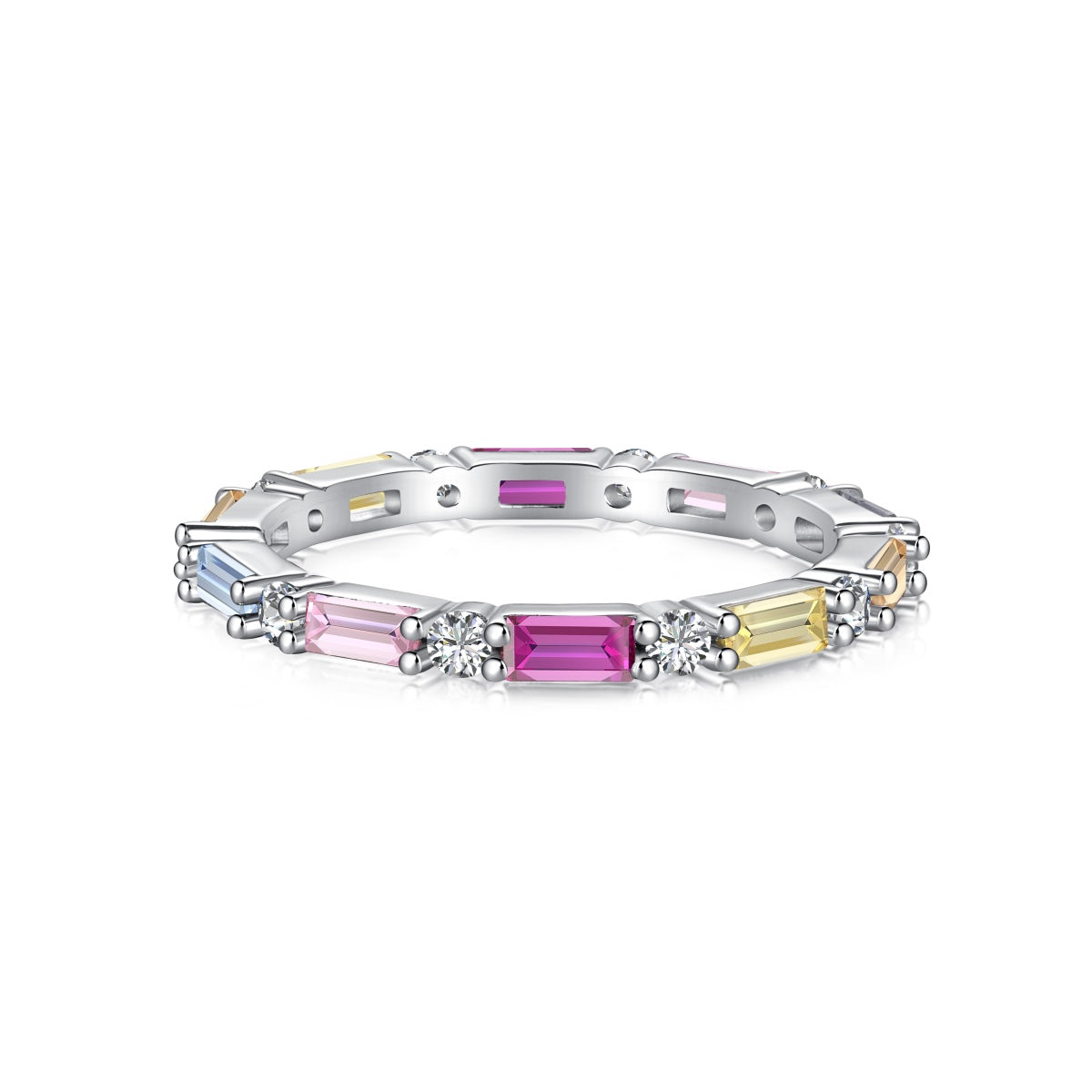 [Am jewelry]Lively In Shades Elegant Radiant Cut Daily Ring