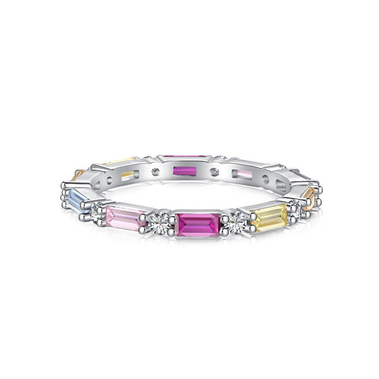 [Am jewelry]Lively In Shades Elegant Radiant Cut Daily Ring