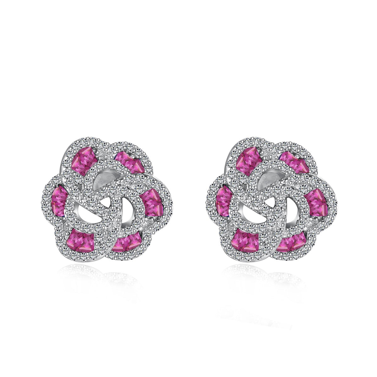 [Am jewelry]Exquisite Flower Shape Daily Earrings