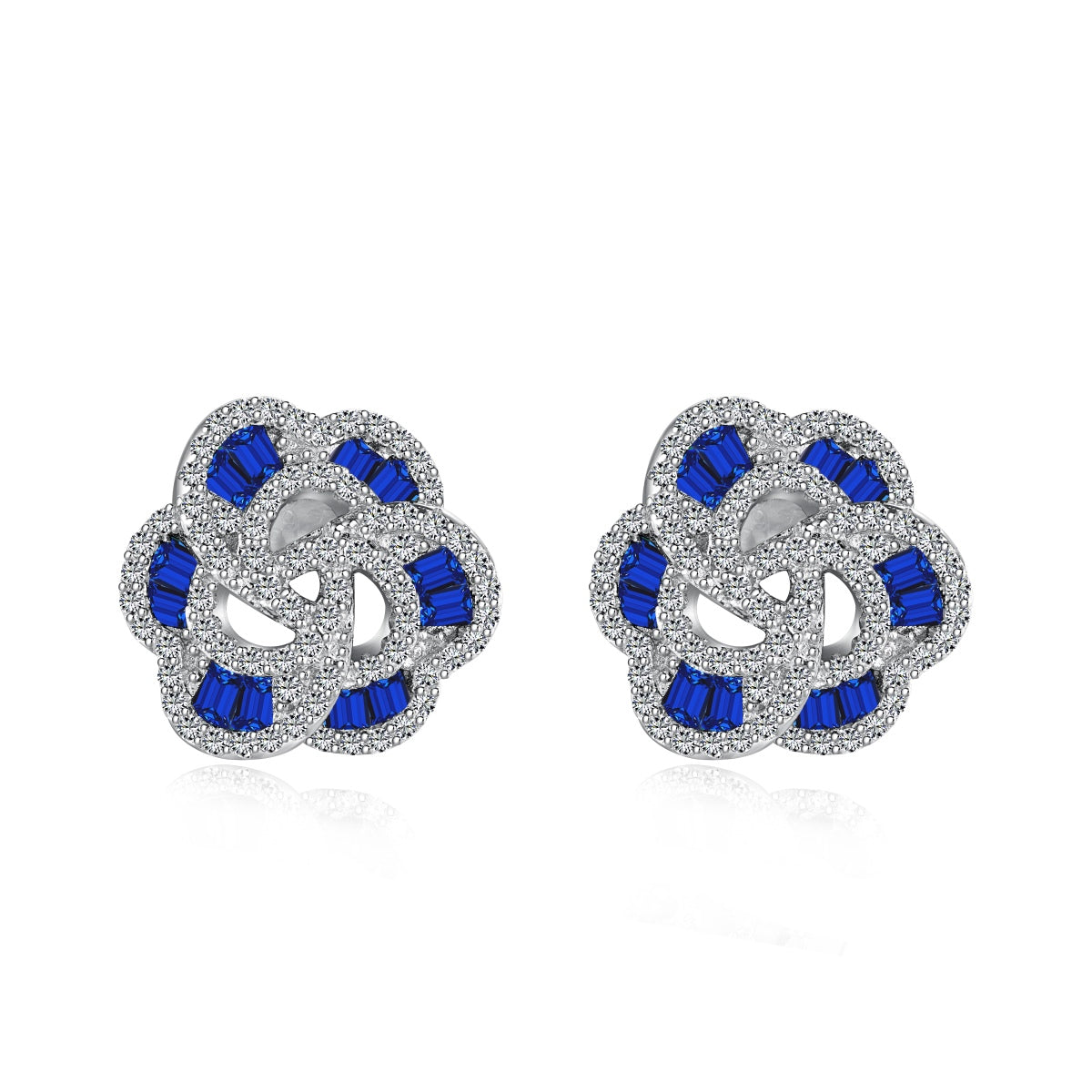 [Am jewelry]Exquisite Flower Shape Daily Earrings