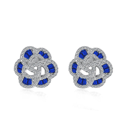 [Am jewelry]Exquisite Flower Shape Daily Earrings