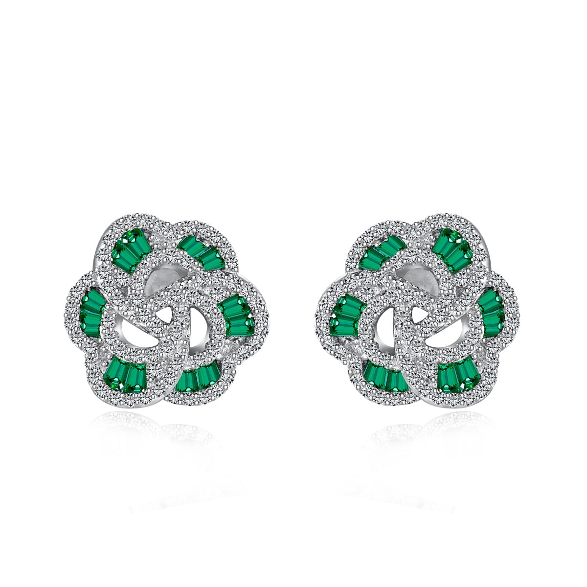 [Am jewelry]Exquisite Flower Shape Daily Earrings