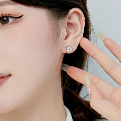 [Am jewelry]1.0 Carat Radiant Princess Cut Wedding Earrings