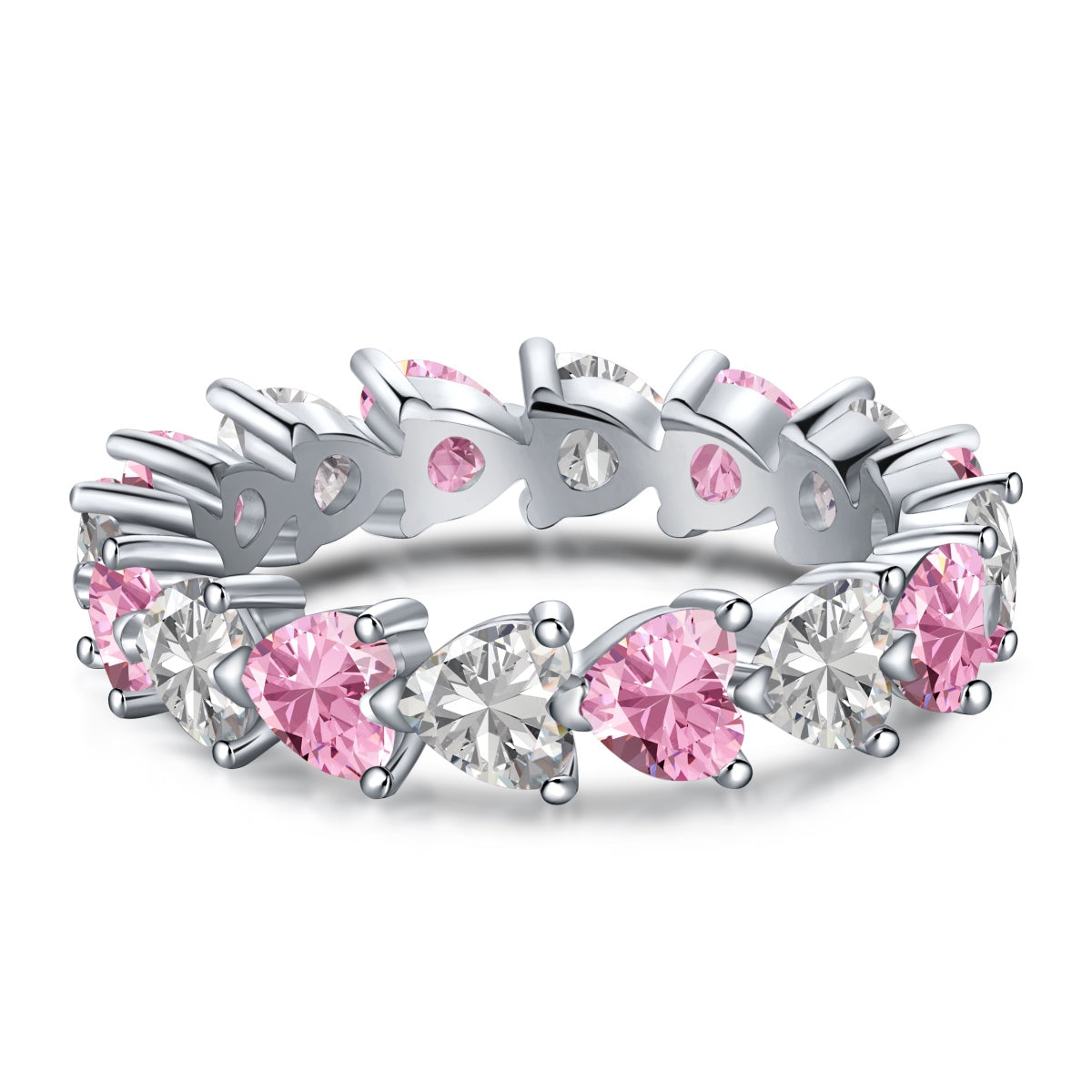 [Am jewelry]0.25 Carat Radiant Romance Heart Cut Lover Ring