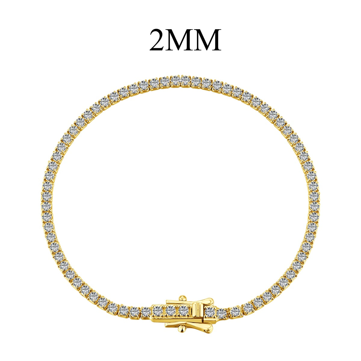 [Am jewelry]Radiant Colorful Round Cut Party Bracelet