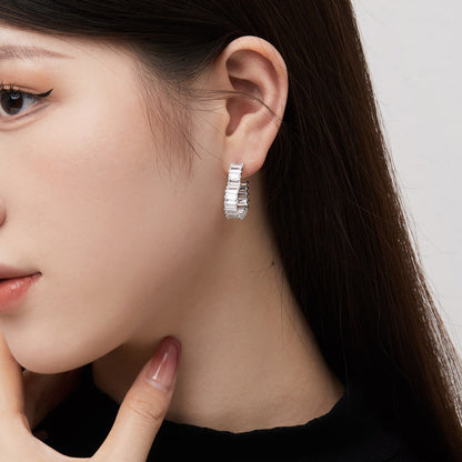 [Am jewelry]Radiant Heart Cutout Earrings