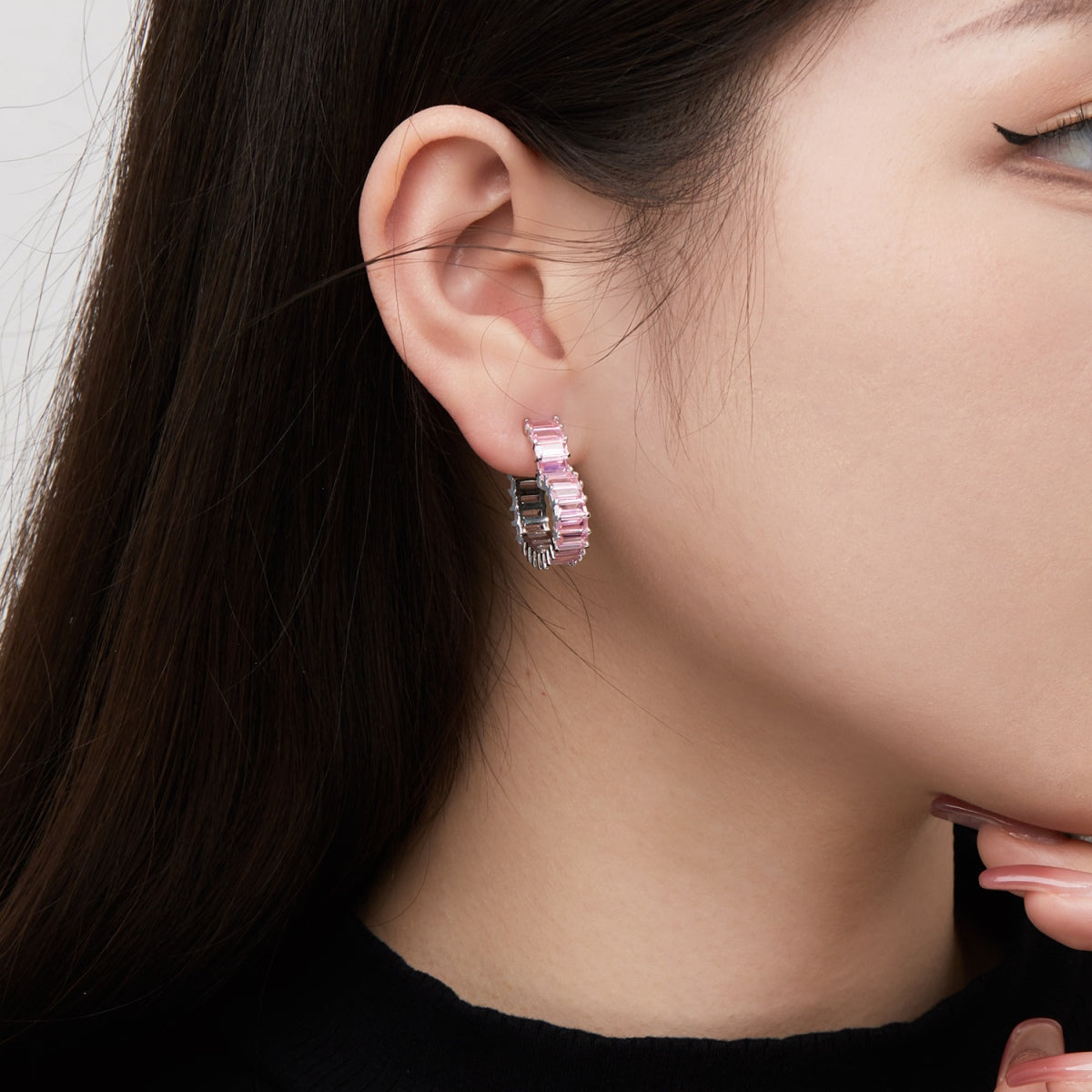[Am jewelry]Radiant Heart Cutout Earrings