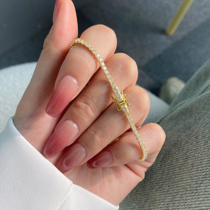 [Am jewelry]Radiant Colorful Round Cut Party Bracelet
