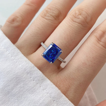 [Am jewelry]4.0 Carat Luxurious Engagement Ring