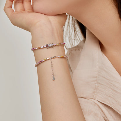[Am jewelry]Delicate Romantic Heart Shape Lover Bracelet