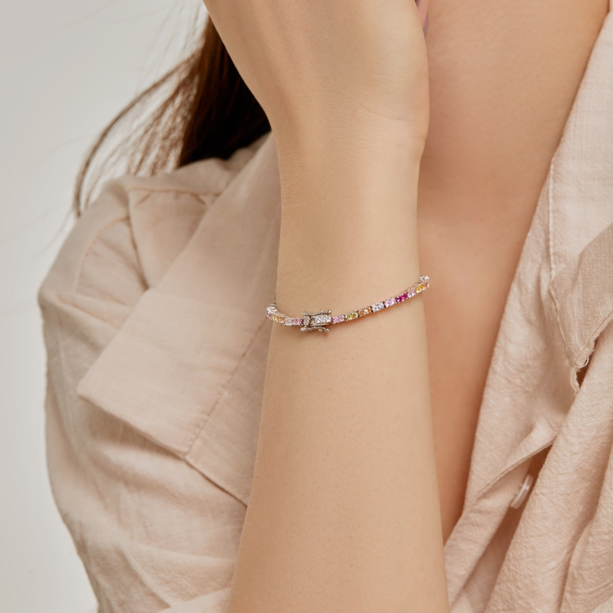 [Am jewelry]Delicate Romantic Heart Shape Lover Bracelet