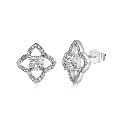 [Am jewelry]Elegant Star Shape Princess Cut Daily Earrings