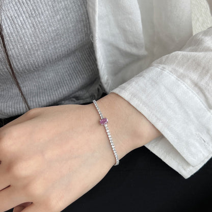 [Am jewelry]0.75 Carat Exquisite Oval Cut Daily Bracelet