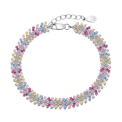 [Am jewelry]Dainty Radiant Emerald Cut Daily Bracelet