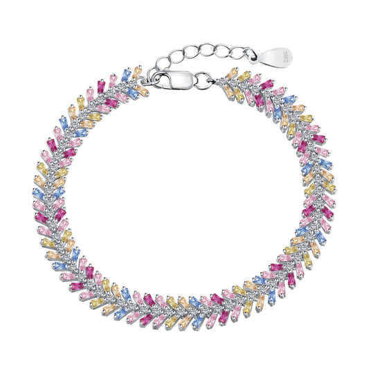 [Am jewelry]Dainty Radiant Emerald Cut Daily Bracelet