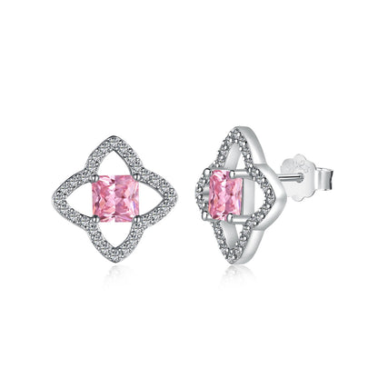 [Am jewelry]Elegant Star Shape Princess Cut Daily Earrings