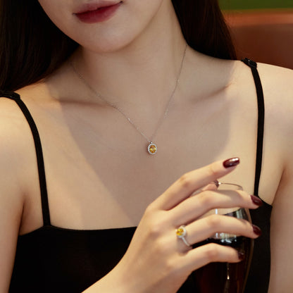 [Am jewelry]Delicate Unique Oval Cut Daily Earrings