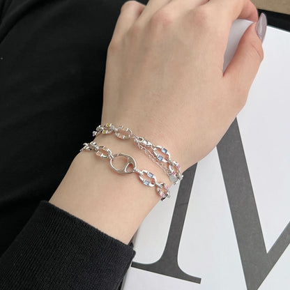 [Am jewelry]Dazzling Colorful Daily Bracelet