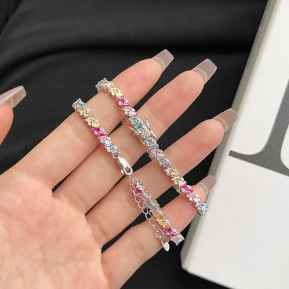[Am jewelry]Ornate Sparkling Multi Cut Party Bracelet