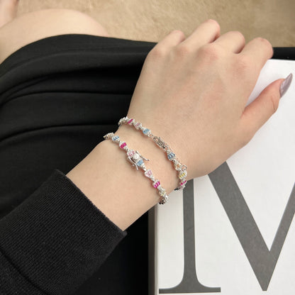 [Am jewelry]Radiant Water Drop Shape Daily Bracelet
