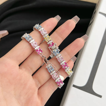 [Am jewelry]Delicate Colorful Multi Cut Party Bracelet