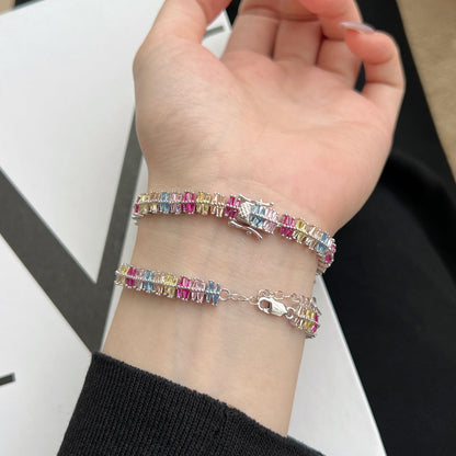 [Am jewelry]Sparkling Exquisite Multi Cut Party Bracelet