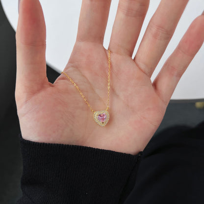 [Am jewelry]Exquisite Heart Shape Necklace