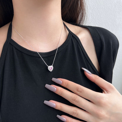 [Am jewelry]Exquisite Heart Shape Necklace