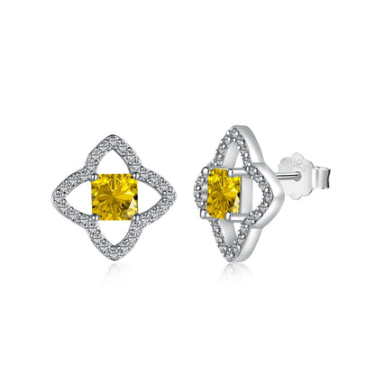 [Am jewelry]Elegant Star Shape Princess Cut Daily Earrings