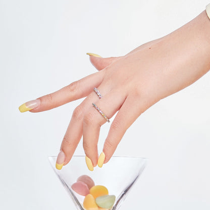 [Am jewelry]Dainty Ebullient Round Cut Daily Ring