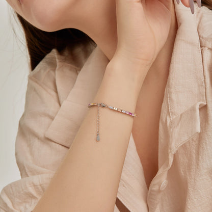 [Am jewelry]Delicate Romantic Heart Shape Lover Bracelet