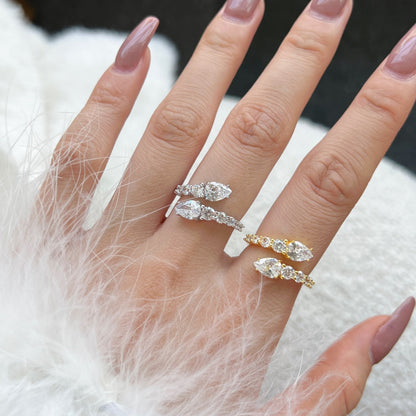 [Am jewelry]Delicate Lively Snake Shape Daily Ring