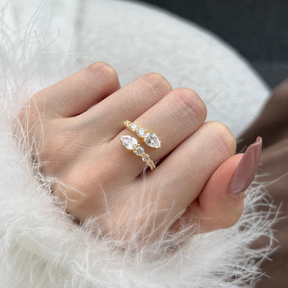 [Am jewelry]Delicate Lively Snake Shape Daily Ring