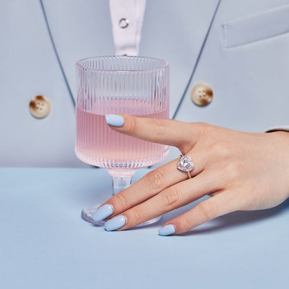 [Am jewelry]Delicate Ebullient Heart Shape Wedding Ring