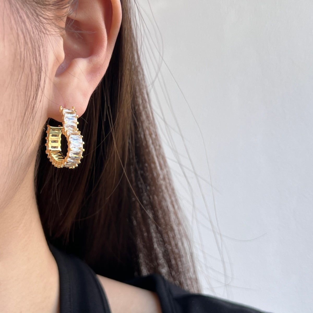 [Am jewelry]Radiant Heart Cutout Earrings