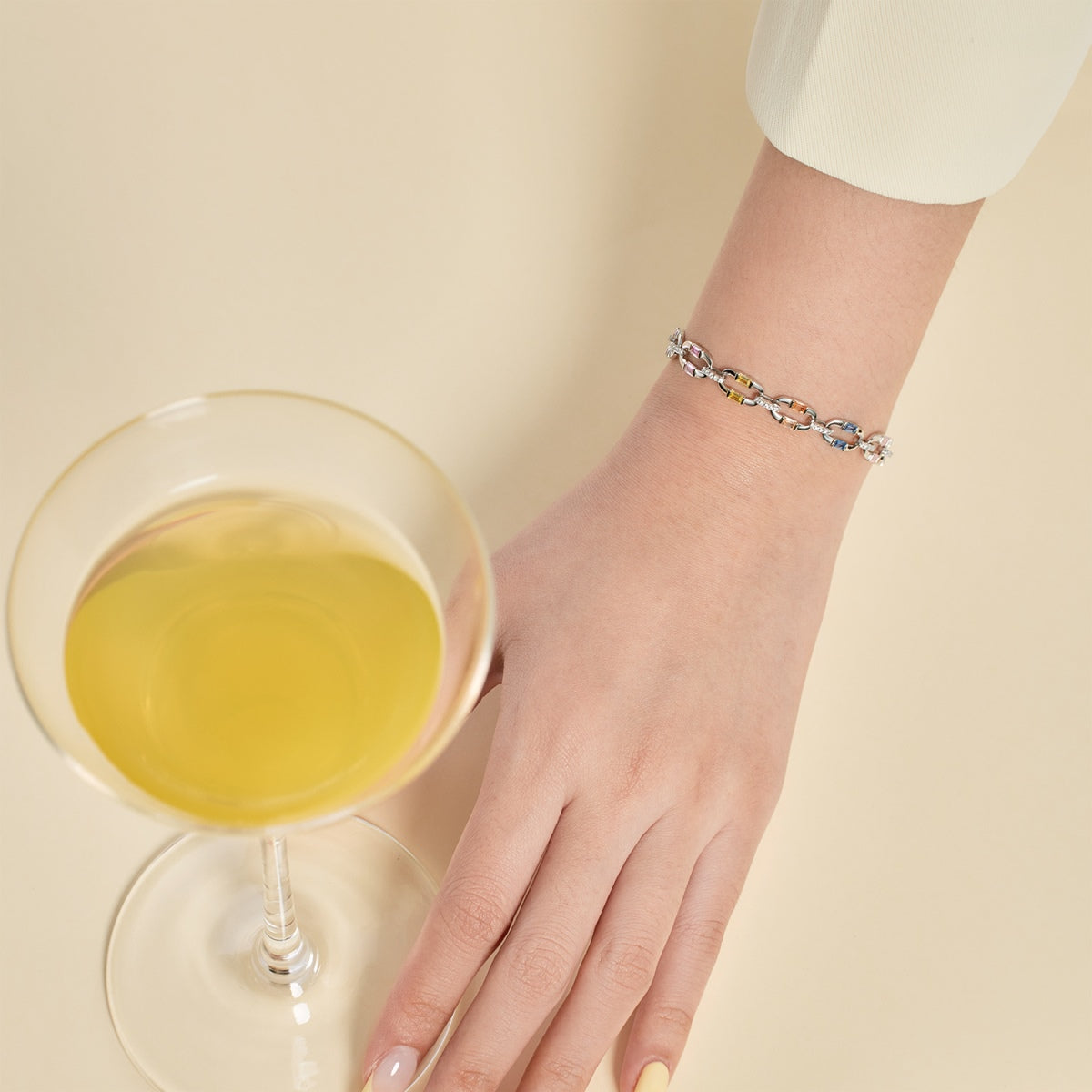 [Am jewelry]Dazzling Colorful Daily Bracelet