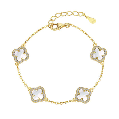 [Am jewelry]Four-Leaf Clover Exquisite Bracelet