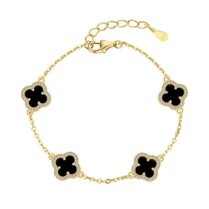 [Am jewelry]Four-Leaf Clover Exquisite Bracelet