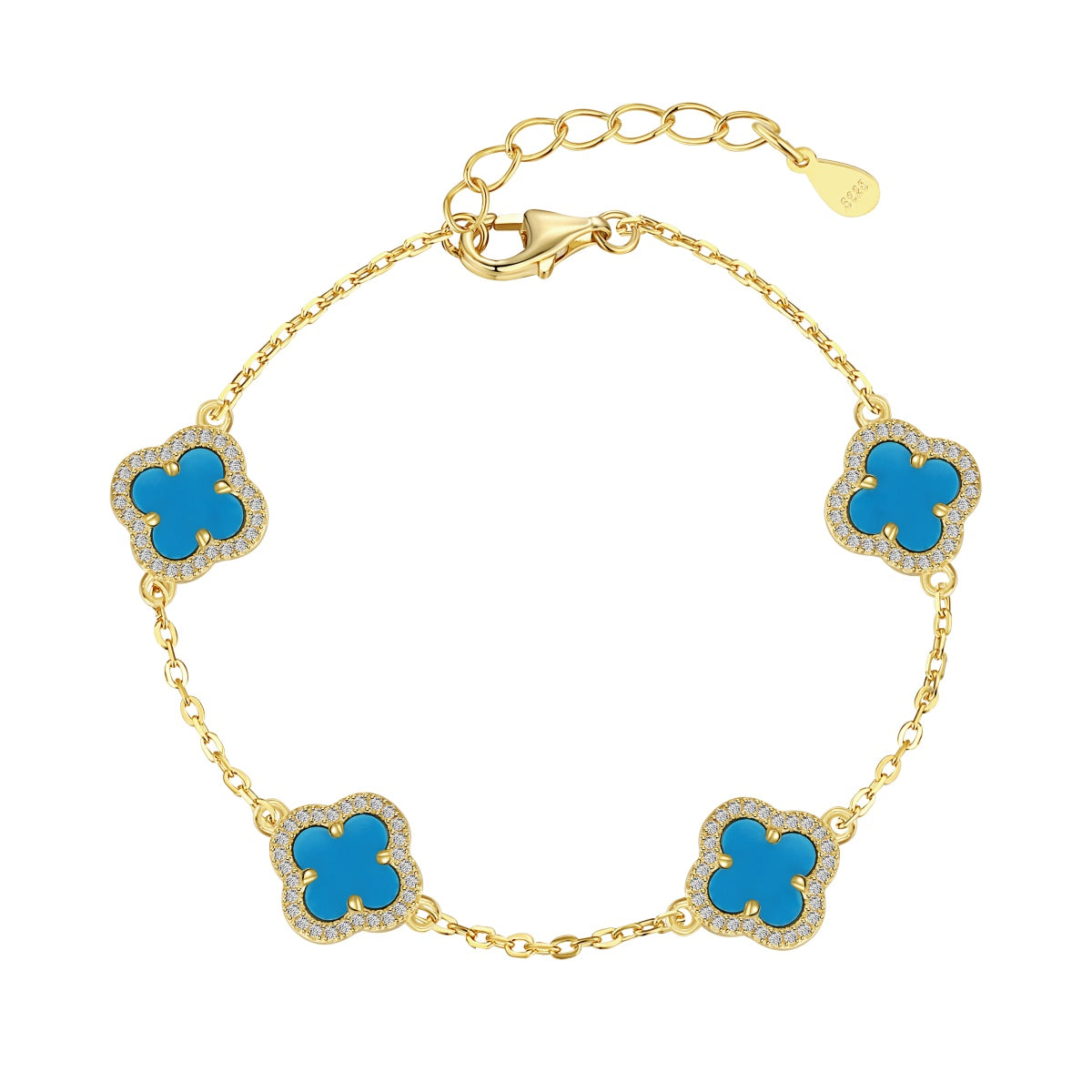 [Am jewelry]Four-Leaf Clover Exquisite Bracelet