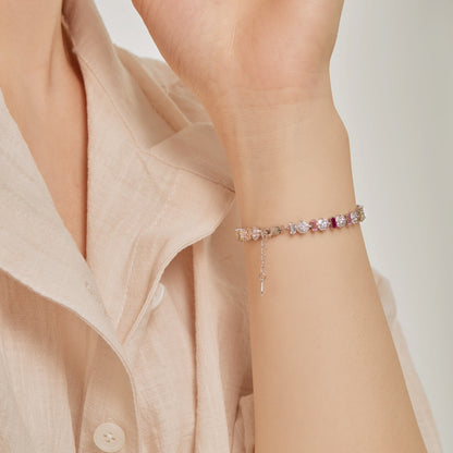[Am jewelry]Radiant Colorful Round Shape Daily Bracelet