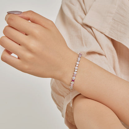 [Am jewelry]Radiant Colorful Round Shape Daily Bracelet