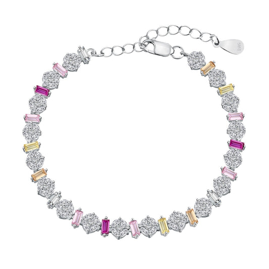[Am jewelry]Radiant Colorful Round Shape Daily Bracelet