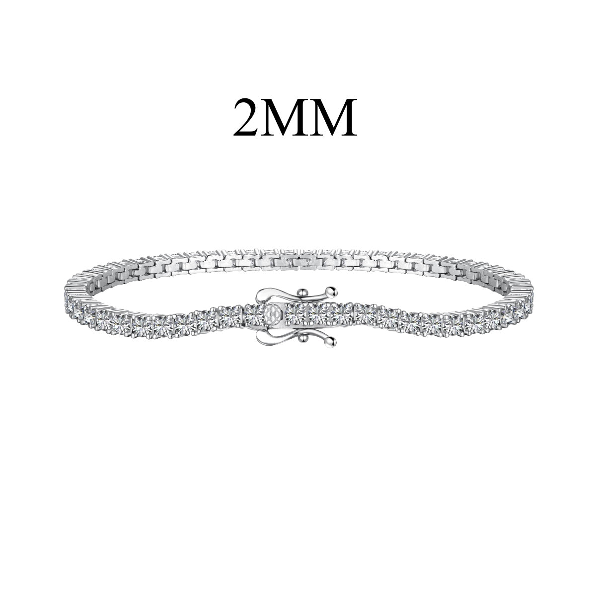 [Am jewelry]Dazzling Exquisite Round Cut Daily Bracelet