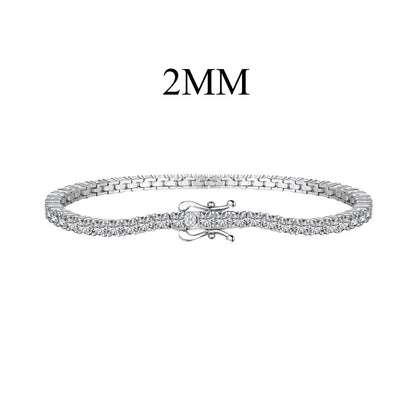 [Am jewelry]Dazzling Exquisite Round Cut Daily Bracelet