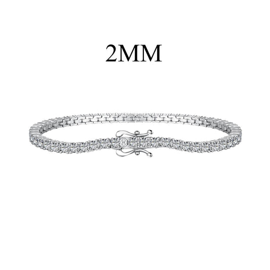 [Am jewelry]Dazzling Exquisite Round Cut Daily Bracelet