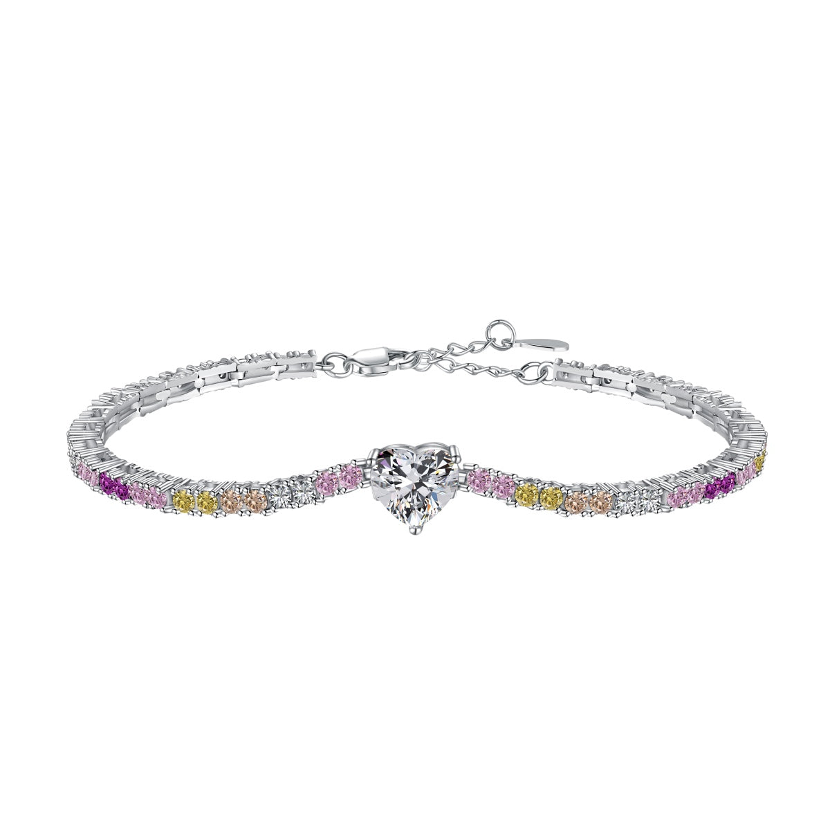 [Am jewelry]Delicate Romantic Heart Shape Lover Bracelet