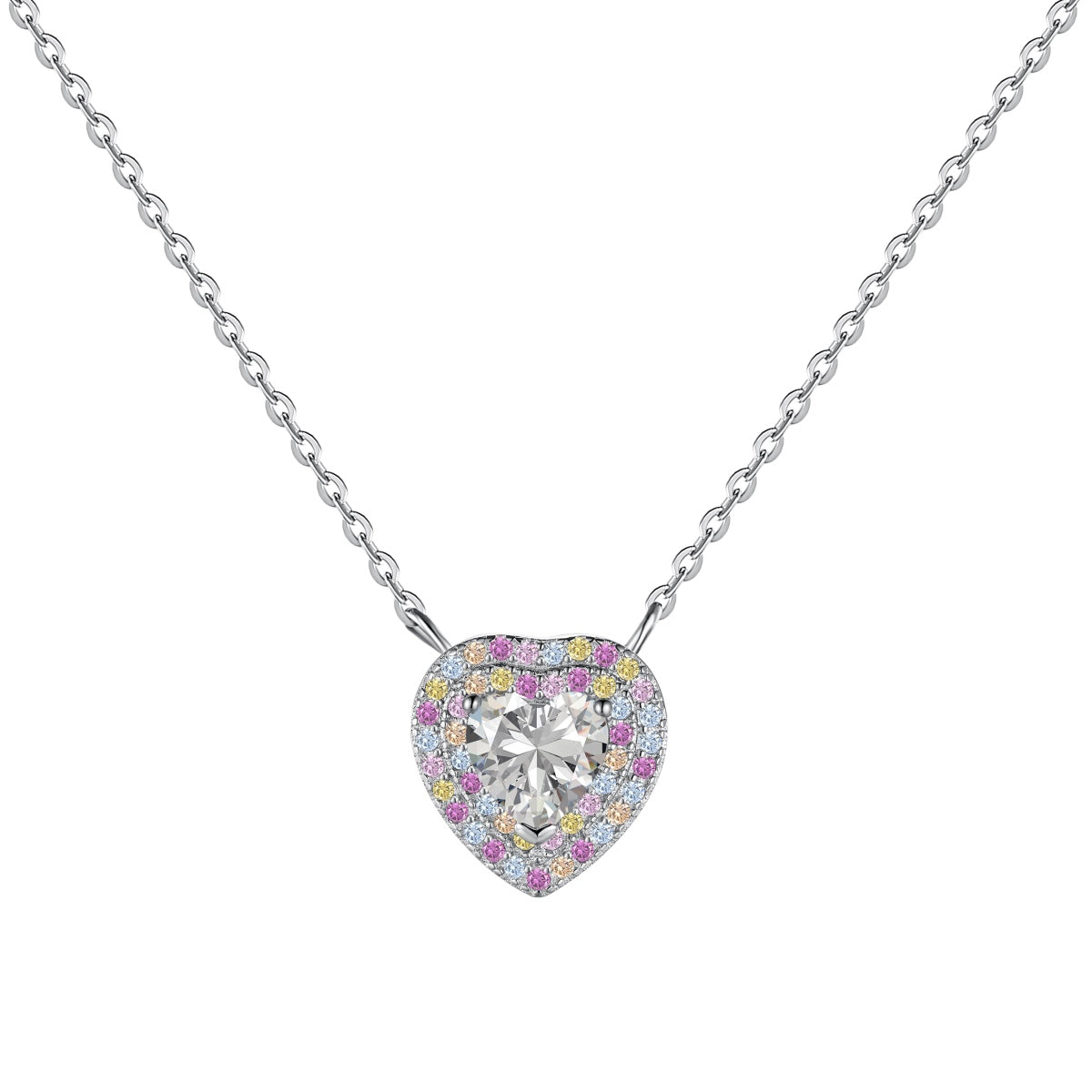 [Am jewelry]Exquisite Heart Shape Necklace
