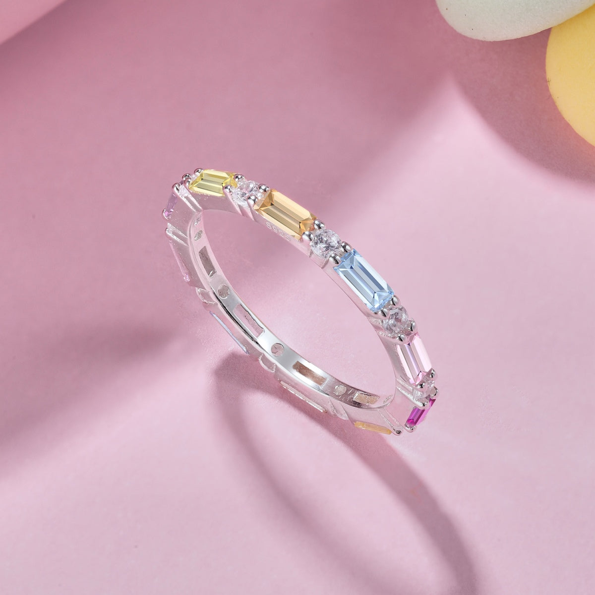 [Am jewelry]Lively In Shades Elegant Radiant Cut Daily Ring