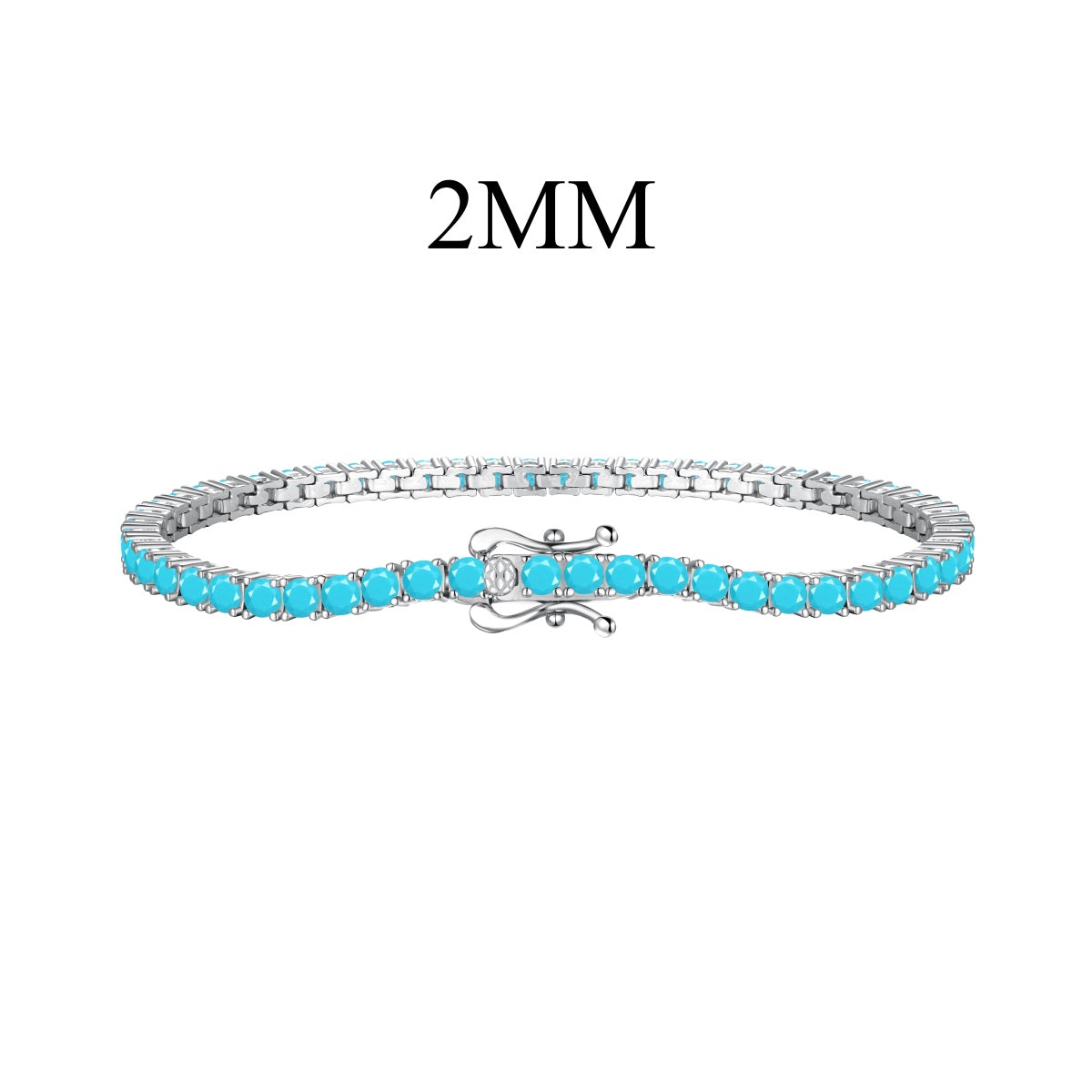 [Am jewelry]Dazzling Exquisite Round Cut Daily Bracelet