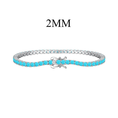 [Am jewelry]Dazzling Exquisite Round Cut Daily Bracelet